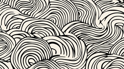 A black and white image of waves with a lot of detail. The waves are very large and the background is very dark