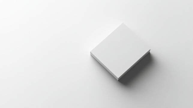 A minimalist layout, featuring a clean white background, a subtle logo, and a concise, impactful message, perfect for a professional and modern presentation.