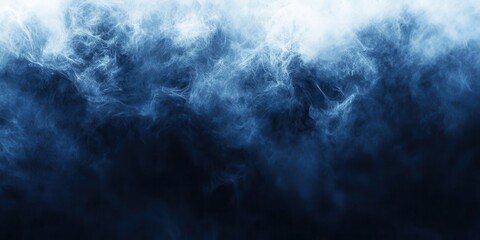 Fototapeta premium The image is of a stormy sky with dark clouds and a blue sky. Scene is intense and dramatic, with the stormy clouds looming over the blue sky. The idea of the image is to convey the power