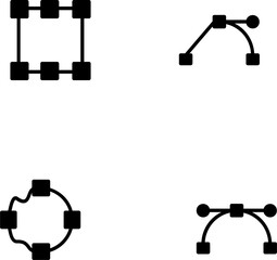 modern pen tool icon