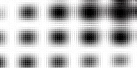 Grunge halftone gradient background. Faded grit noise texture. White and black sand wallpaper. Retro pixelated backdrop.