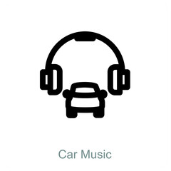 Fototapeta premium Car Music