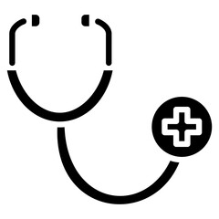 Stethoscope Icon Element For Design