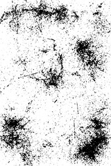 Grunge old detailed black texture. Vector background	
