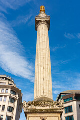 Monument to Great Fire of London in 1666, UK