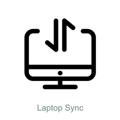 Obraz premium Laptop Sync