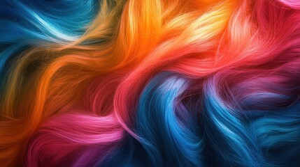 Fototapeta premium A close-up shot of a natural abstract background, where vibrant hues and organic forms intertwine to create a mesmerizing and dynamic visual experience.