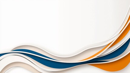Obraz premium Dynamic abstract waves modern design graphic art digital environment artistic view