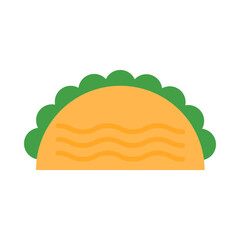 Taco flat icon