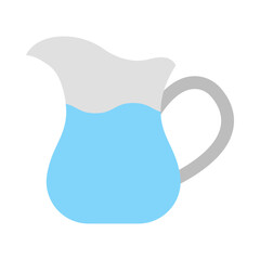 Jug flat icon