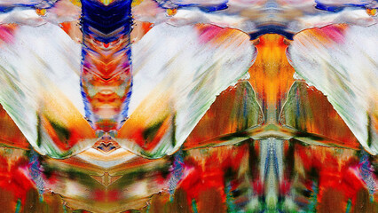 Abstract art background . Hand painting artwork on canvas 