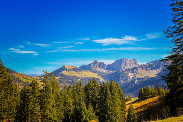 Sunny Autumn in Sörenberg, Swiss Alps
