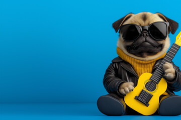 Paws and Guitars: The Ultimate Canine Rockstar