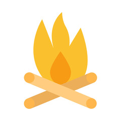 Bonfire flat icon