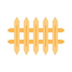 Fence flat icon