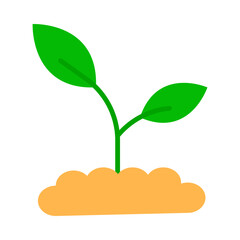 Sprout flat icon
