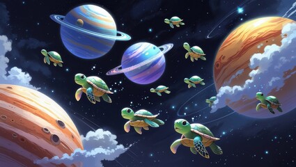 Space turtles