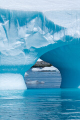 Amazing Antarctica nature. Untouched nature. No people. Endless snow. Galciers and icebergs. Blue snow. Antarctica seascape and landscape © Oleksandr Matsibura