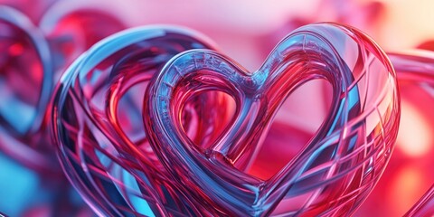 Colorful and delicious heart-shaped candy for Valentine's Day or other celebrations of love.