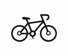 Fototapeta premium Simple Outline of a Bicycle