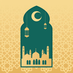 Art and Illustration Ramadan Kareem islamic vector design