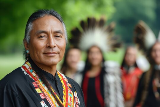 Native American legal expert advocating for indigenous land rights in Washington D.C., USA.