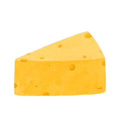 cheese isolated on white