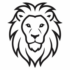 lion head vector illustration