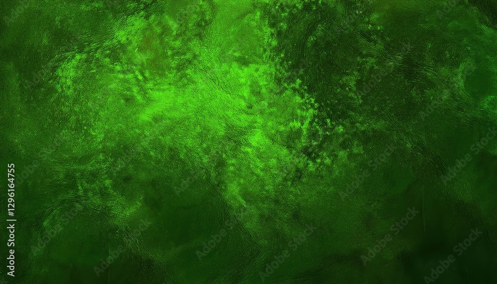 Poster vibrant emerald green abstract texture with organic fluid pattern, ideal for digital backgrounds, de