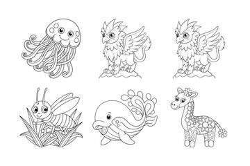 Animal Kingdom Coloring Book