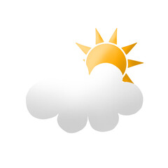 sun and cloud