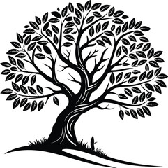 Obraz premium Green Legacy: Elegant Tree Logo Designs