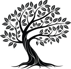 Obraz premium Green Legacy: Elegant Tree Logo Designs