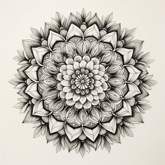 Vector illustration of a mandala