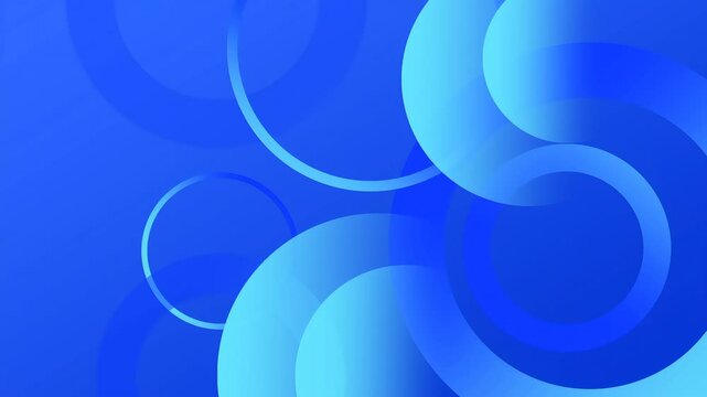Abstract colorful blue cyan geometric figures background. Pop art.