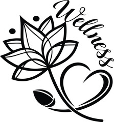 Serenity Symbol: Elegant Wellness Logo Designs