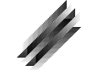 Black and white diagonal pattern of thin lines on a white background. For covers, social networks and graphic projects. Vector striped background. Design element.