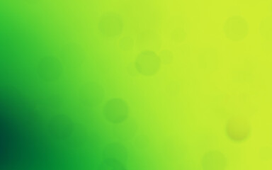 Abstract green gradient background with soft shapes and glowing bokeh effects