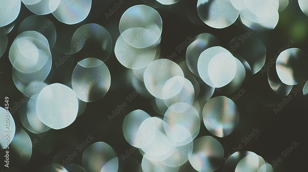 Poster illuminating essence: a mesmerizing display of blurred lights, captured through a lens with intentio