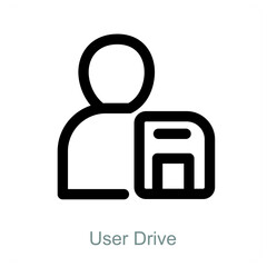 Obraz premium User Drive