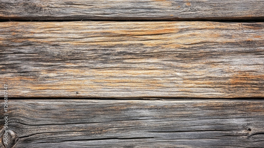 Poster weathered wooden planks form a rich tapestry of textures and colors, capturing the essence of natura