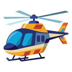helicopter vector illustration