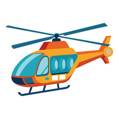 helicopter vector illustration