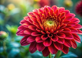Teja Roja captures a vibrant red flower's macro detail in high-resolution, creating a stunning botanical background.