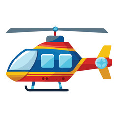 helicopter vector illustration