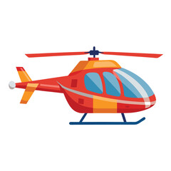 Fototapeta premium helicopter flying in the sky