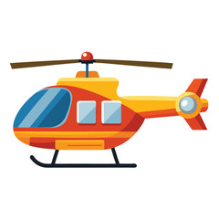 helicopter in action