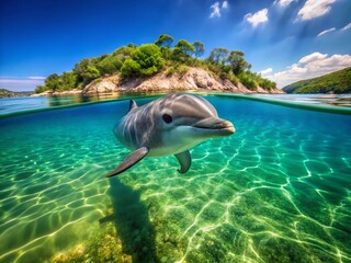 Croatian Adriatic Sea: Bottlenose Dolphin Breaching