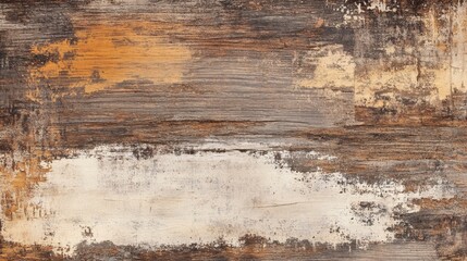 Obraz premium Abstract Textured Surface with Rustic Colors and Weathered Patterns