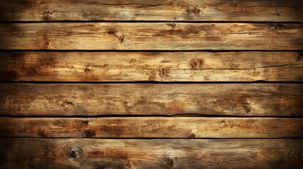 Fototapeta premium Rustic Wooden Planks Background with Natural Texture and Grain